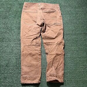 Kuhl Pants Mens 34 Brown Lined Insulated Straight Leg Casual Winter Workwear